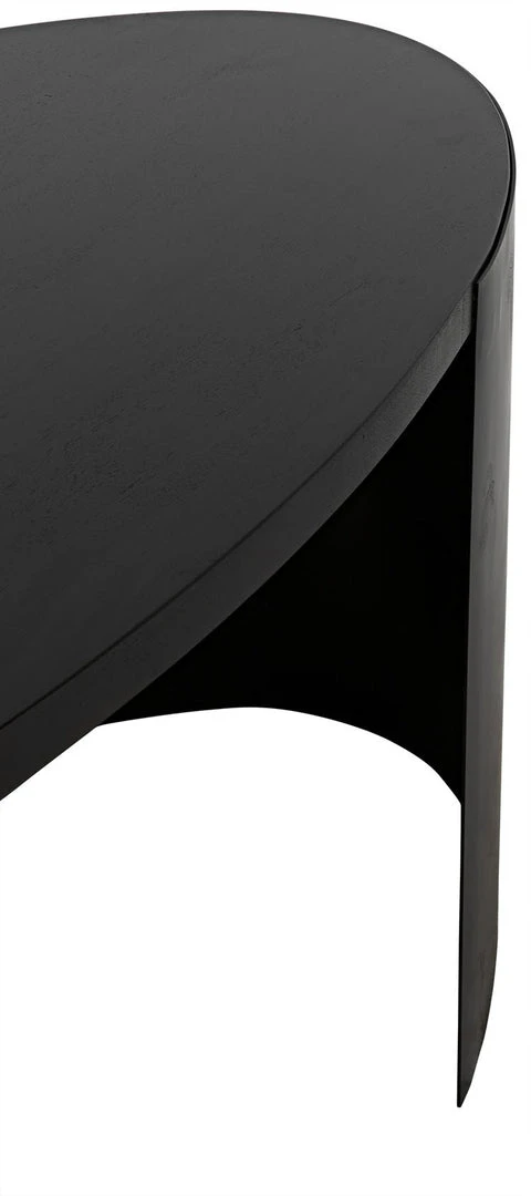 Noir Marigold Desk, Ebony Walnut, Black Metal 10 Noir Marigold Desk, Ebony Walnut, Black Metal
