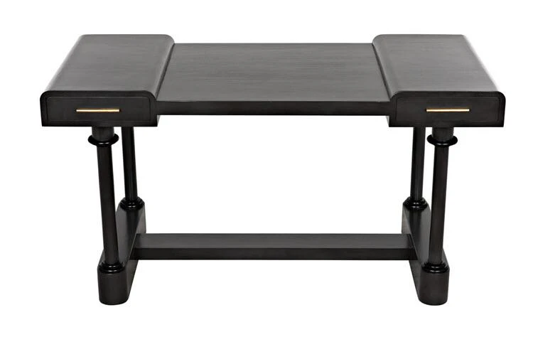 Noir Locarno Desk, Pale HOME OFFICE 5 Noir Locarno Desk, Pale HOME OFFICE