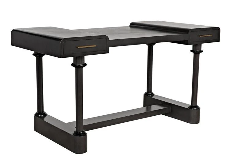 Noir Locarno Desk, Pale HOME OFFICE 10 Noir Locarno Desk, Pale HOME OFFICE