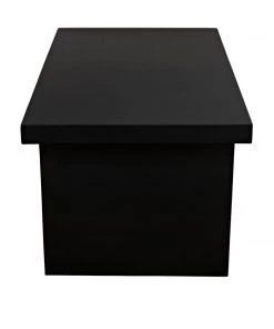 HOME OFFICE Noir Maximus Desk, Black Metal