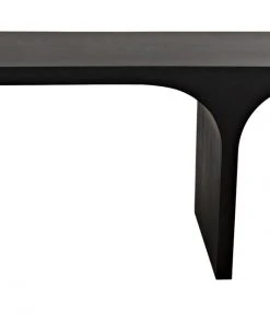 HOME OFFICE Noir Maximus Desk, Black Metal