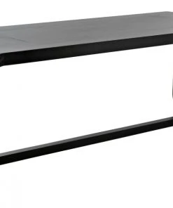 Noir Anubis Desk, Hand Rubbed Black