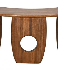 HOME OFFICE Noir Lobster Desk, Dark Walnut
