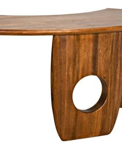 HOME OFFICE Noir Lobster Desk, Dark Walnut