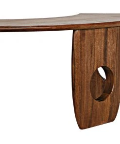 HOME OFFICE Noir Lobster Desk, Dark Walnut