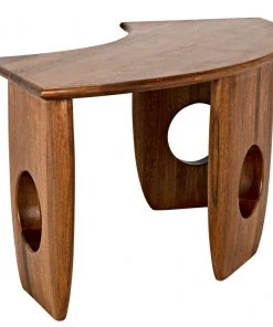 HOME OFFICE Noir Lobster Desk, Dark Walnut