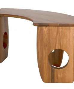 HOME OFFICE Noir Lobster Desk, Dark Walnut