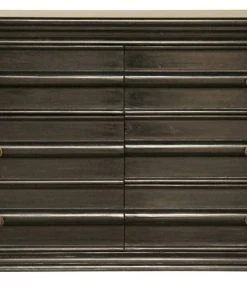 Chests & Cabinets Noir Ascona Chest, Hand Rubbed Black