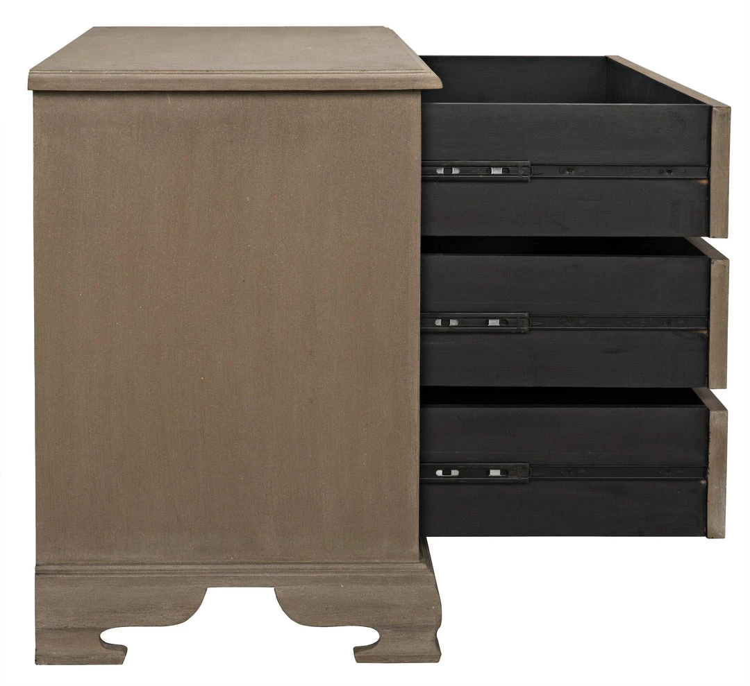Noir Sofie Dresser, Weathered 6 Noir Sofie Dresser, Weathered