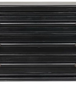 Noir QS Ascona Small Chest, Hand Rubbed Black