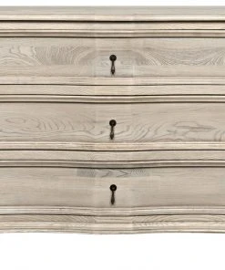 Noir Curved Front 3 Drawer Chest
