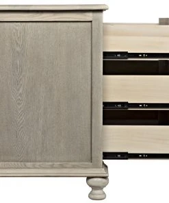 Noir Curved Front 3 Drawer Chest