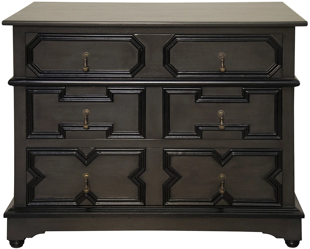 Chests & Cabinets Noir Watson Dresser, Pale 3 Chests & Cabinets Noir Watson Dresser, Pale
