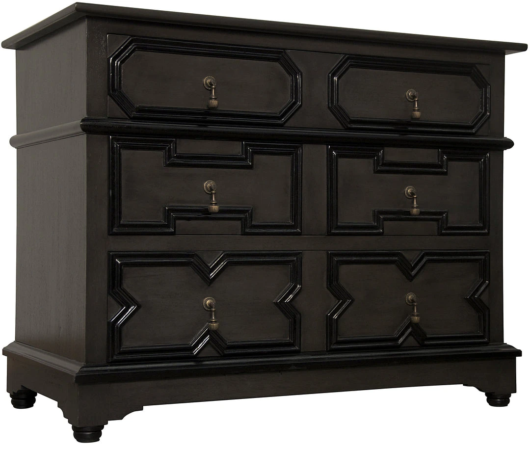 Chests & Cabinets Noir Watson Dresser, Pale 4 Chests & Cabinets Noir Watson Dresser, Pale