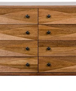 Noir Diamond Double Chest, Dark Walnut