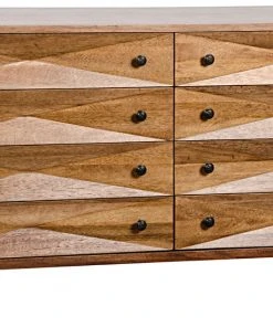 Noir Diamond Double Chest, Dark Walnut