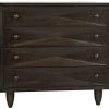 Noir Diamond Chest, Ebony Walnut Chests & Cabinets