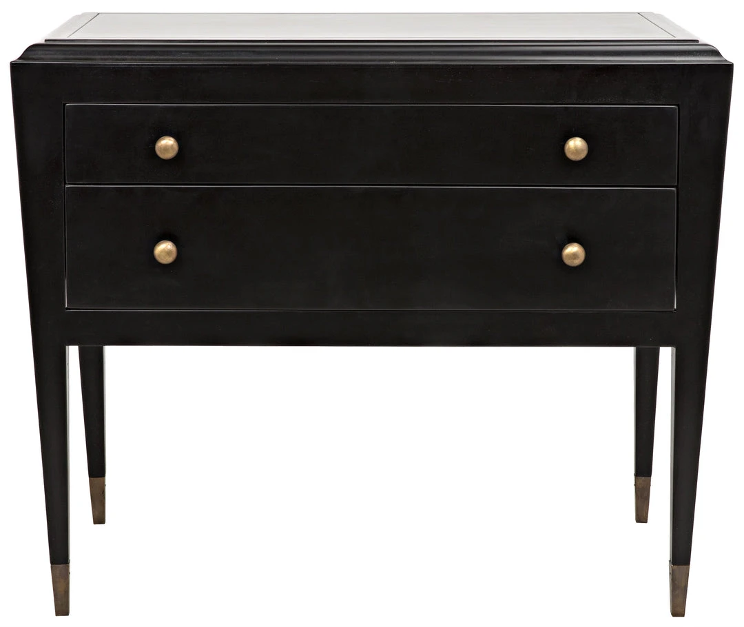 Chests & Cabinets Noir Grant Dresser, Charcoal Finish 4 Chests & Cabinets Noir Grant Dresser, Charcoal Finish