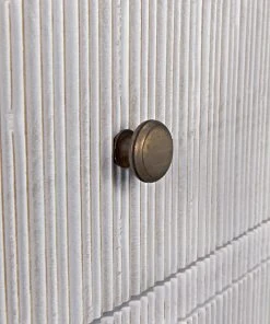 Noir Conrad 6 Drawer Dresser, White Wash Chests & Cabinets