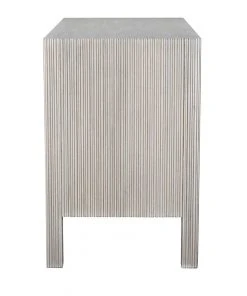 Noir Conrad 6 Drawer Dresser, White Wash Chests & Cabinets