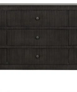 Noir Conrad 9 Drawer Dresser, Pale