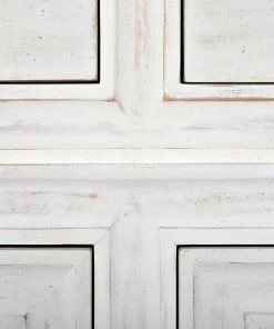 Noir Conrad 9 Drawer Dresser, White Wash Chests & Cabinets