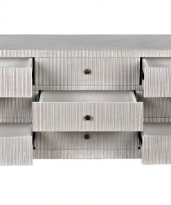 Noir Conrad 9 Drawer Dresser, White Wash Chests & Cabinets 16 Noir Conrad 9 Drawer Dresser, White Wash Chests & Cabinets