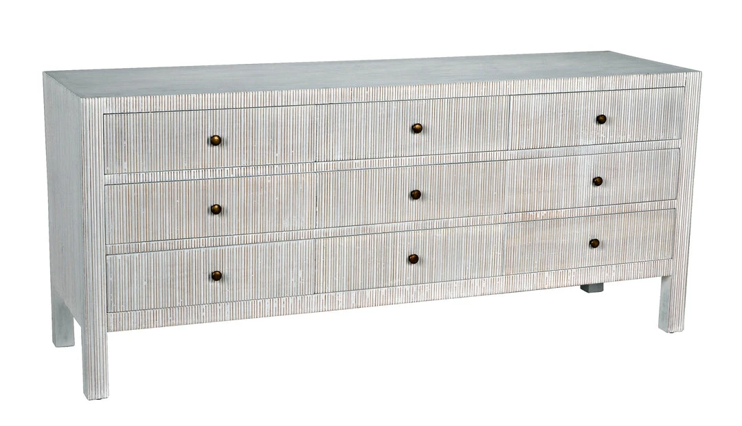 Noir Conrad 9 Drawer Dresser, White Wash Chests & Cabinets 3 Noir Conrad 9 Drawer Dresser, White Wash Chests & Cabinets