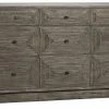 Chests & Cabinets Noir Baram Dresser, Distressed Grey