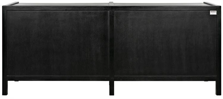 Noir Hampton 6 Drawer Dresser, Hand Rubbed Black 12 Noir Hampton 6 Drawer Dresser, Hand Rubbed Black