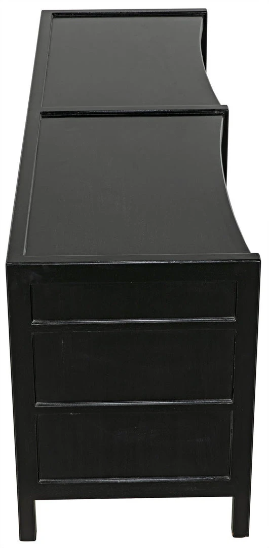 Noir Hampton 6 Drawer Dresser, Hand Rubbed Black 11 Noir Hampton 6 Drawer Dresser, Hand Rubbed Black