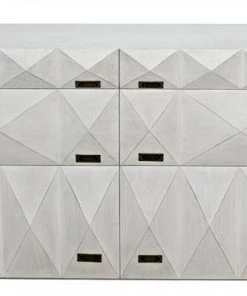 Noir Allegra Dresser, White Wash BEDROOM