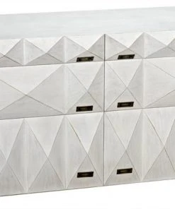 Noir Allegra Dresser, White Wash BEDROOM