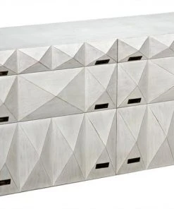 Noir Allegra Dresser, White Wash BEDROOM