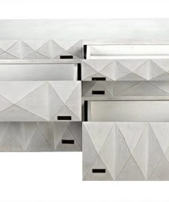 Noir Allegra Dresser, White Wash BEDROOM