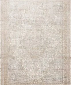 Loloi Gemma Power Loomed Sand / Ivory Rug RUGS