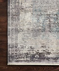 Loloi Gemma Power Loomed Charcoal / Multi Rug