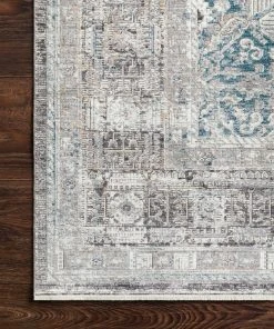 RUGS Loloi Gemma Power Loomed Silver / Blue Rug 7 RUGS Loloi Gemma Power Loomed Silver / Blue Rug