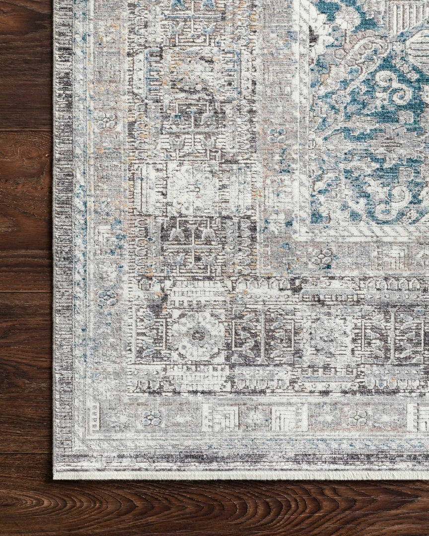 RUGS Loloi Gemma Power Loomed Silver / Blue Rug 5 RUGS Loloi Gemma Power Loomed Silver / Blue Rug