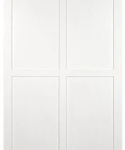 BEDROOM Noir Small Maharadscha Hutch, Solid White
