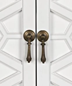 BEDROOM Noir Small Maharadscha Hutch, Solid White