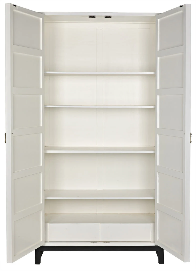 Noir Maharadshcha Hutch, Solid White 5 Noir Maharadshcha Hutch, Solid White