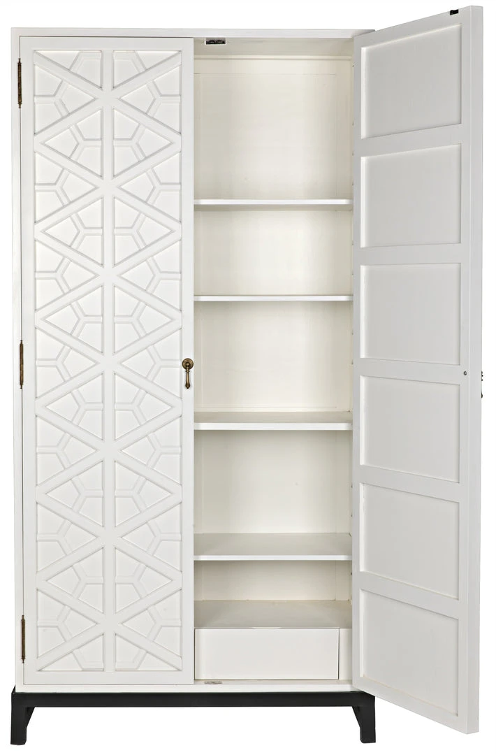 Noir Maharadshcha Hutch, Solid White 7 Noir Maharadshcha Hutch, Solid White