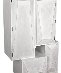 Noir Dakota Cabinet, White Wash Chests & Cabinets 14 Noir Dakota Cabinet, White Wash Chests & Cabinets