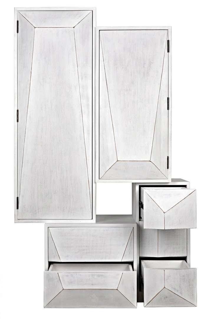 Noir Dakota Cabinet, White Wash Chests & Cabinets 11 Noir Dakota Cabinet, White Wash Chests & Cabinets