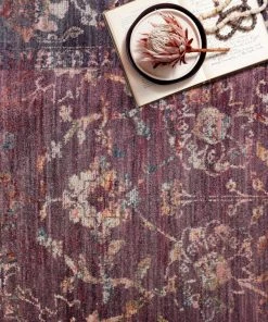 RUGS Loloi Giada Power Loomed Grape / Multi Rug