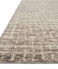 Loloi Giana Hooked Smoke Rug Solid Rugs