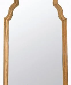 Noir Teak Floor Mirror, Reclaimed Teak DECOR