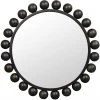 DECOR Noir Cooper Mirror, Black Metal