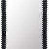 Noir Toshi Mirror, Hand Rubbed Black DECOR